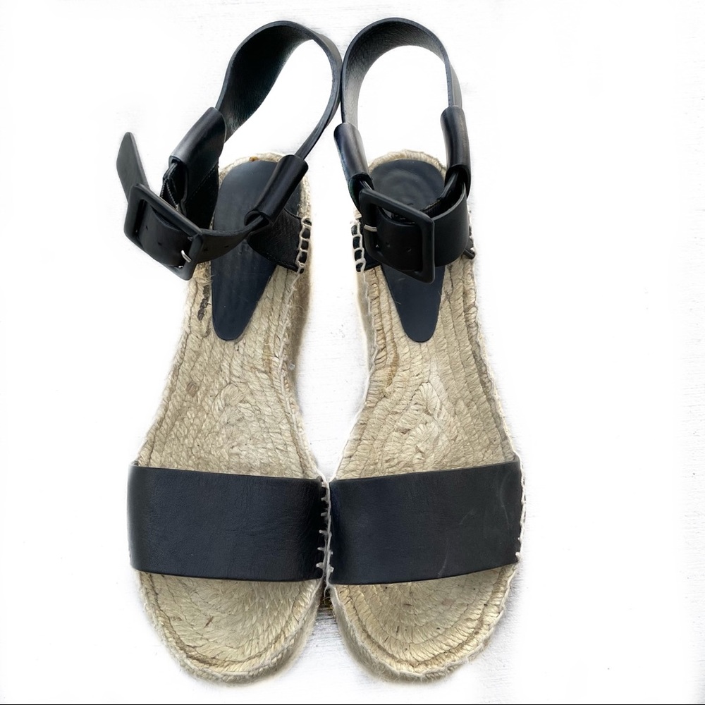 Vince Abby Ankle Platform Wedge Espadrilles Size 9